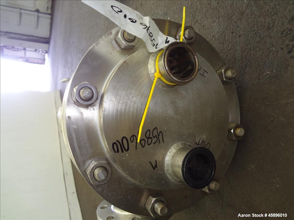 Used Allegheny Bradford 6 Pass U Tube Heat Exchanger, Approximately 35 Square Feet, Horizontal. 304L Stainless steel shell rated -20 to 150 psi at 375 degrees F. (30) 1/2" Diameter x 52" long 316L st...
