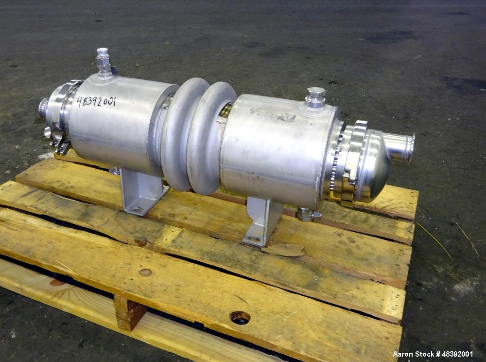 Used Allegheny Bradford Corp Heat Exchanger, Approximately 25 Sqft. Horizontal.