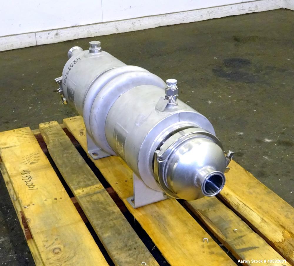 Used Allegheny Bradford Corp Heat Exchanger, Approximately 25 Sqft. Horizontal.