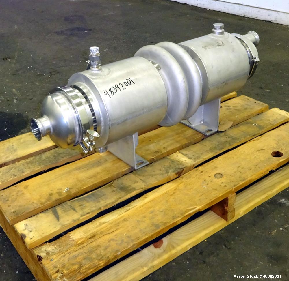 Used Allegheny Bradford Corp Heat Exchanger, Approximately 25 Sqft. Horizontal.