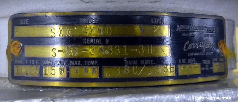 Used Allegheny Bradford Corp Heat Exchanger, Approximately 25 Sqft. Horizontal.