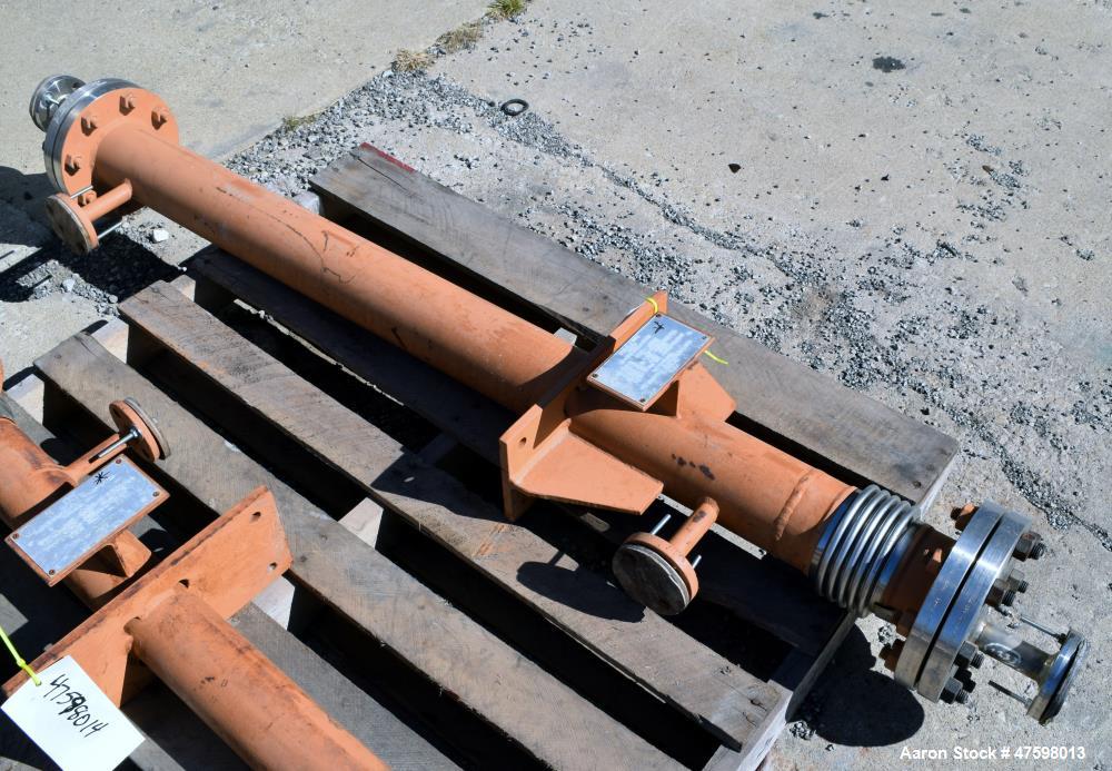 Unused- Ambassador Heat Transfer Single Pass Shell & Tube Heat Exchanger, 5.88 Square Feet, Vertical. Carbon steel shell rated 165 psi at 55 to 400 degrees F. (6) 3/4" Diameter x 5 long 304L stainles...