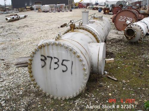 Unused- Ametek Inc, Schuette Koerting Inc heat exchanger, 660 square feet, U-tube. Carbon steel shell, heads. 304 stainless steel tubes and tube sheet. 290 U-tubes x 3/4" diameter x 116" long rated 6...