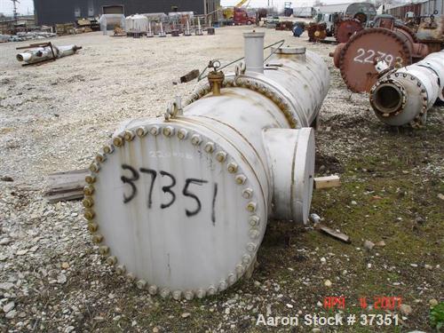 Unused- Ametek Inc, Schuette Koerting Inc heat exchanger, 660 square feet, U-tube. Carbon steel shell, heads. 304 stainless ...