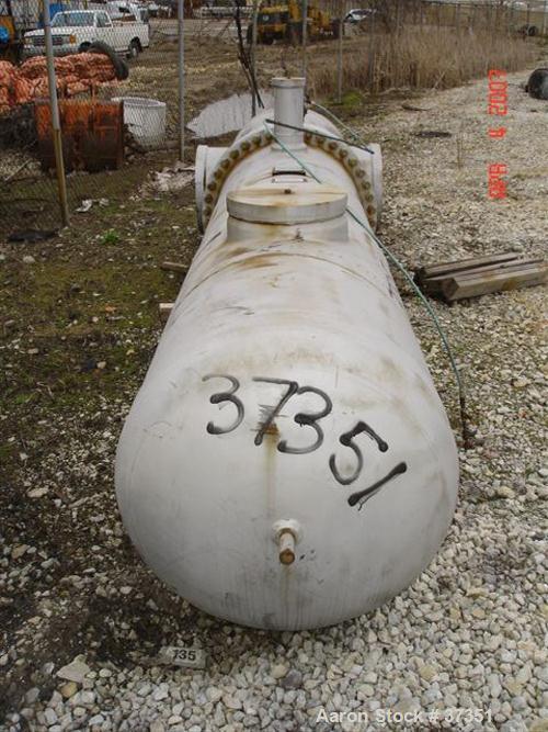 Unused- Ametek Inc, Schuette Koerting Inc heat exchanger, 660 square feet, U-tube. Carbon steel shell, heads. 304 stainless steel tubes and tube sheet. 290 U-tubes x 3/4" diameter x 116" long rated 6...