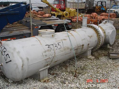 Unused- Ametek Inc, Schuette Koerting Inc heat exchanger, 660 square feet, U-tube. Carbon steel shell, heads. 304 stainless steel tubes and tube sheet. 290 U-tubes x 3/4" diameter x 116" long rated 6...