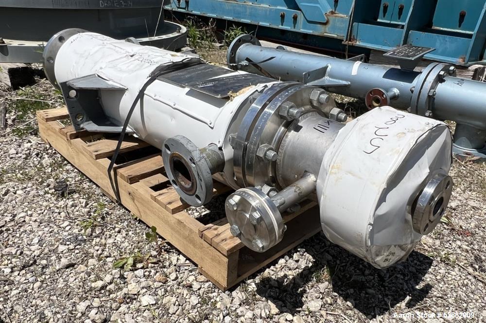 Used- Anhydro Vertical Falling Film Reboiler / Heat Exchanger, Approximate 19.5 Square Feet. Carbon steel shell rated 200psi...