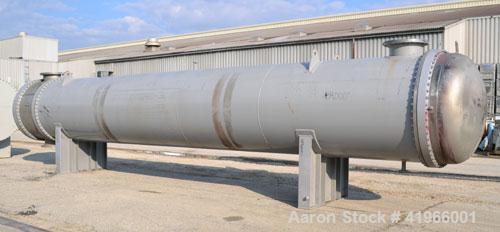 Unused- Atlas Industrial 2 Pass Shell & Tube Heat Exchanger, 11,081 Square Feet, Type AEM 60-360