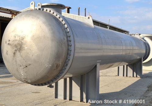 Unused- Atlas Industrial 2 Pass Shell & Tube Heat Exchanger, 11,081 Square Feet, Type AEM 60-360