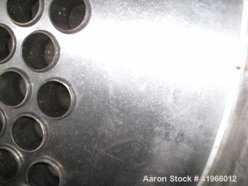 Unused- Atlas Industrial 8 Pass Shell and Tube Heat Exchanger, 2199 square feet, horizontal, type BEM 36-264. Carbon steel shell rated FV/150 psi at -20 to 400 deg F. (309) 1-1/4'' diameter x 22’ lon...