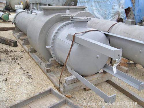 Unused- Atlas Industrial 4 Pass Shell and Tube Heat Exchanger, 3487 square feet, vertica, type BEM 36-192. 304 Stainless steel shell rated FV/75 psi at -20 to 300 deg F. (1127) 3/4" diameter x 16’ lo...