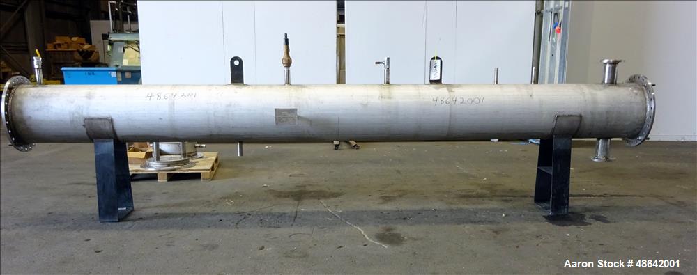 Used Rycroft 8 Pass Shell & Tube Heat Exchanger, Type BFM,  Approximate 400 Squ