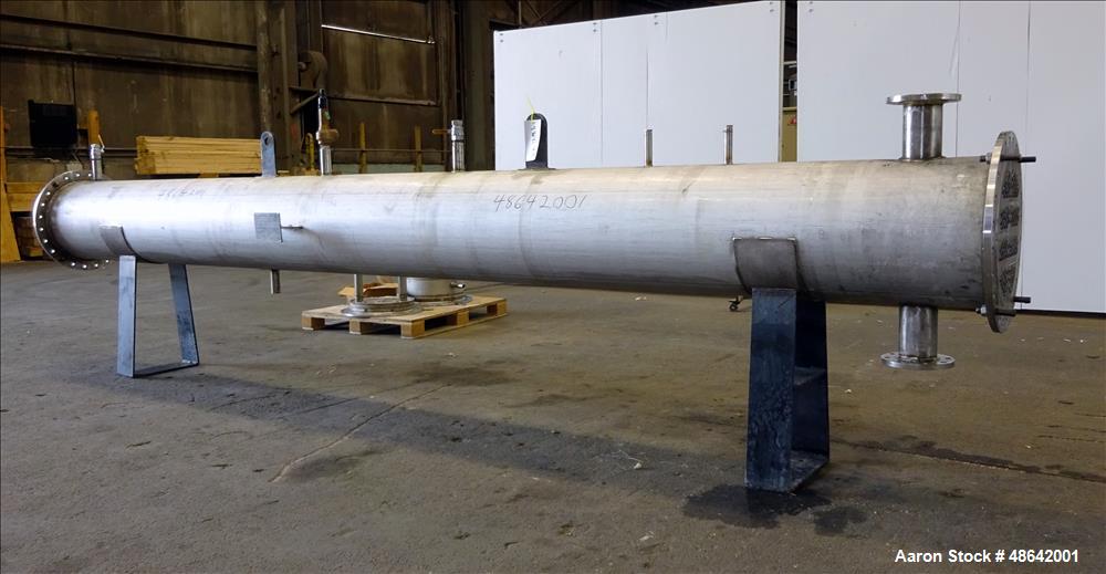 Used Rycroft 8 Pass Shell & Tube Heat Exchanger, Type BFM,  Approximate 400 Squ