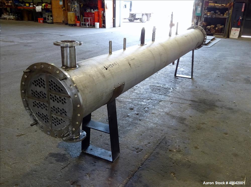Used Rycroft 8 Pass Shell & Tube Heat Exchanger, Type BFM,  Approximate 400 Squ