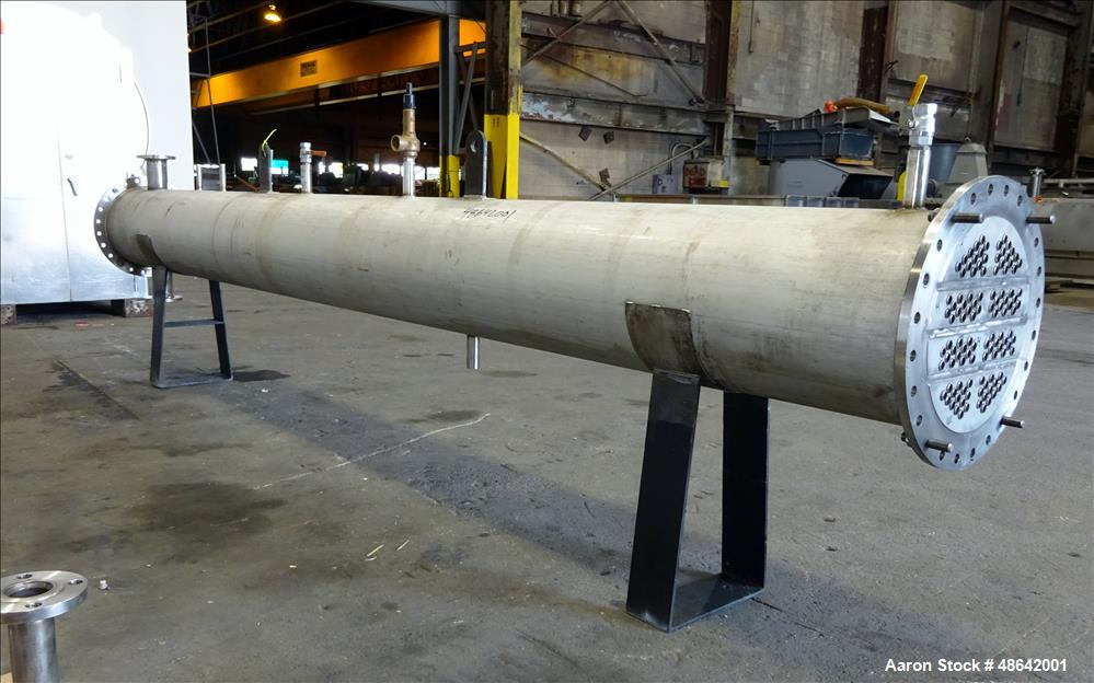 Used Rycroft 8 Pass Shell & Tube Heat Exchanger, Type BFM,  Approximate 400 Squ