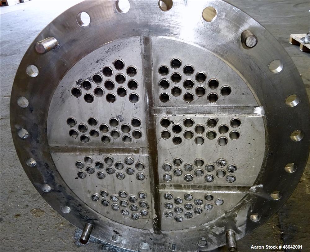 Used Rycroft 8 Pass Shell & Tube Heat Exchanger, Type BFM,  Approximate 400 Squ