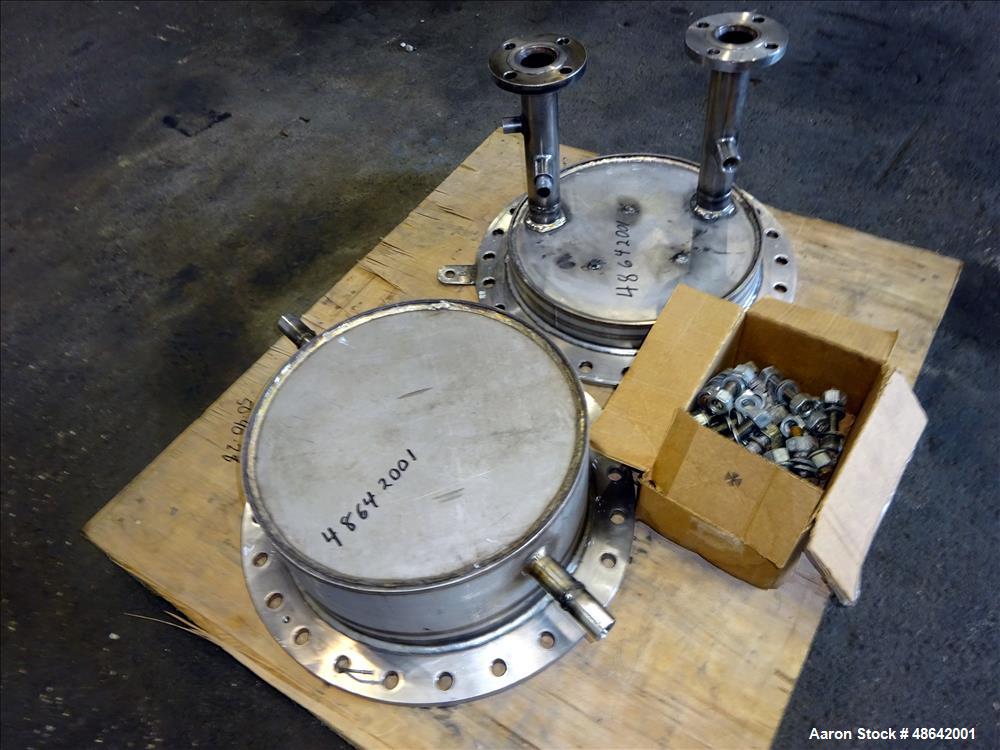 Used Rycroft 8 Pass Shell & Tube Heat Exchanger, Type BFM,  Approximate 400 Squ