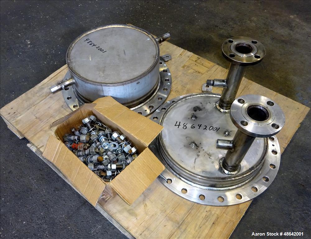 Used Rycroft 8 Pass Shell & Tube Heat Exchanger, Type BFM,  Approximate 400 Squ