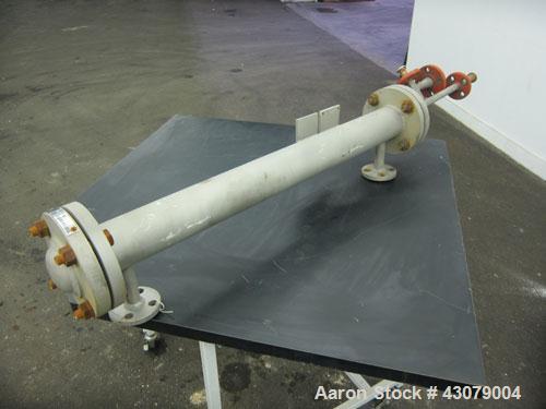 Used Vertical Chemithon Shell & Tube Heat Exchanger, 8.5 Square Feet