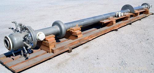 Used Vertical Chemithon 9 Tube Pilot Scale Turbo Tube Reactor - Heat Exchanger, 44 Square Feet