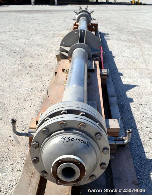 Used Vertical Chemithon 9 Tube Pilot Scale Turbo Tube Reactor - Heat Exchanger, 44 Square Feet