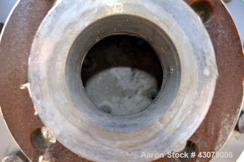 Used Vertical Chemithon 9 Tube Pilot Scale Turbo Tube Reactor - Heat Exchanger, 44 Square Feet