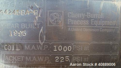 Used Stainless Steel Cherry Burrell Coiled Tube Heat Exchanger