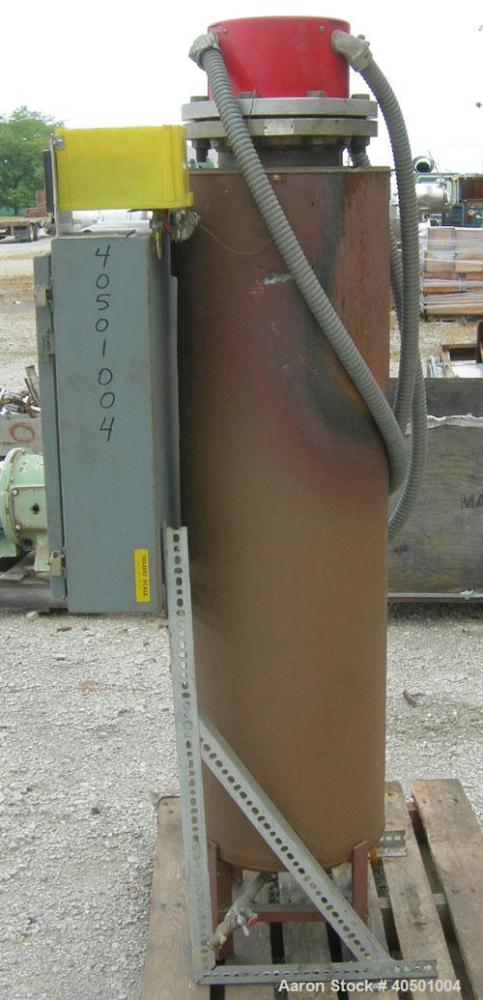 Used Chromalox Circulation Heater, Model NWH-180015SSXX. 3/480 volt, 100 kw. Designed for clean water applications. Model TMSS-18100XX coils. Includes a control panel.
