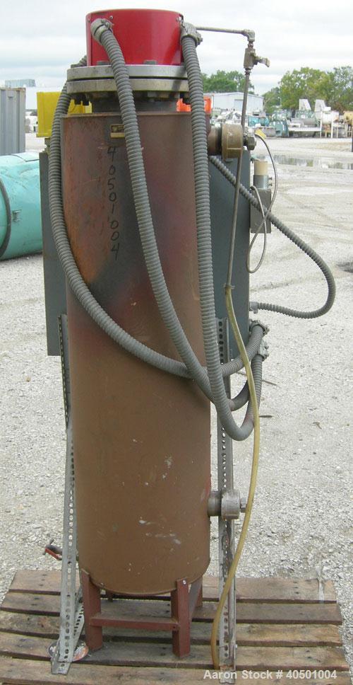 Used Chromalox Circulation Heater, Model NWH-180015SSXX. 3/480 volt, 100 kw. Designed for clean water applications. Model TMSS-18100XX coils. Includes a control panel.
