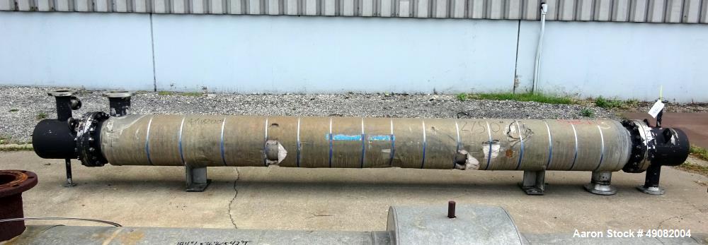 Used Cust-O-Fab Shell & Tube Heat Exchanger, Approximate 344 Square Feet, Size