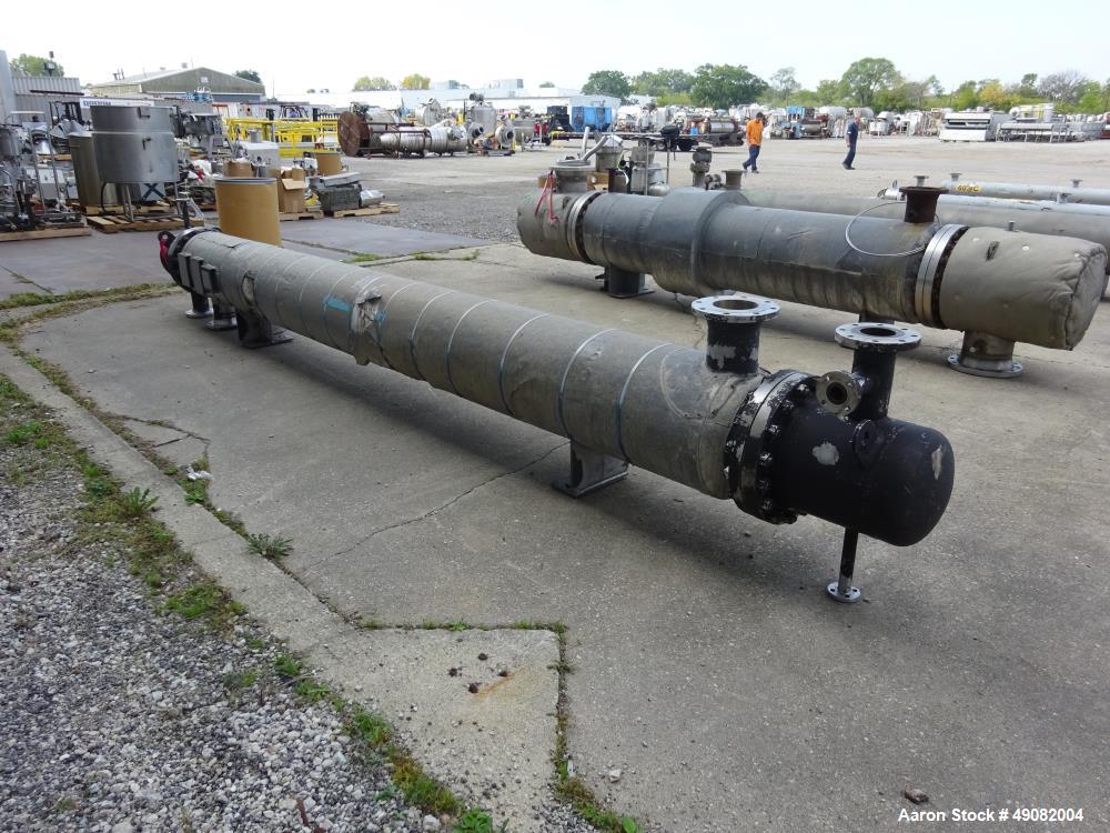 Used Cust-O-Fab Shell & Tube Heat Exchanger, Approximate 344 Square Feet, Size