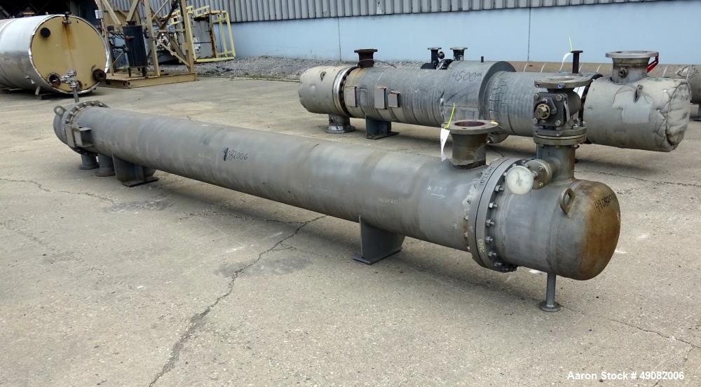Used Cust-O-Fab Shell & Tube Heat Exchanger.