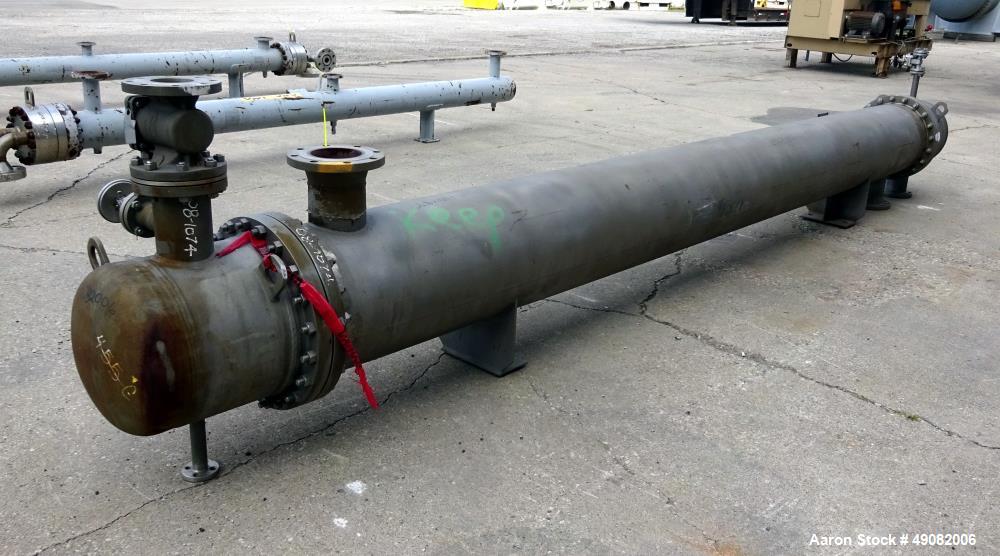 Used Cust-O-Fab Shell & Tube Heat Exchanger.