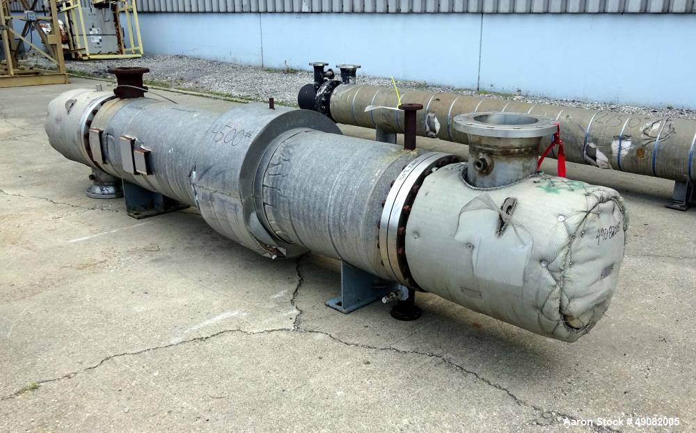 Used Cust-O-Fab Shell & Tube Heat Exchanger, Approximate 430 Square Feet