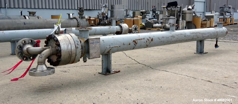 Used Cust-O-Fab U Tube Shell & Tube Heat Exchanger, Approximate 105 Square Feet