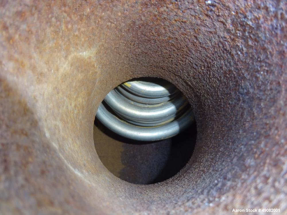 Used Cust-O-Fab U Tube Shell & Tube Heat Exchanger, Approximate 105 Square Feet