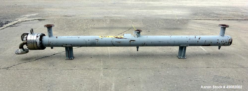 Used Cust-O-Fab U Tube Shell & Tube Heat Exchanger, Approximate 105 Square Feet