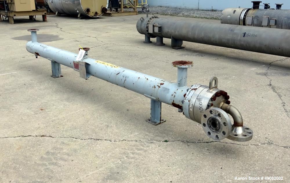 Used Cust-O-Fab U Tube Shell & Tube Heat Exchanger, Approximate 105 Square Feet