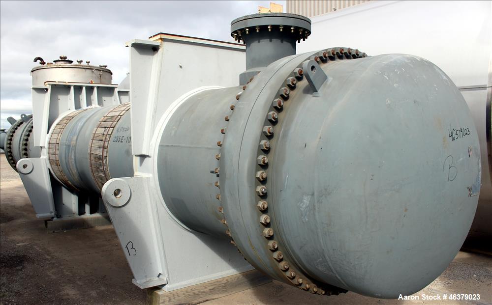 Unused 8-Pass Shell & Tube Heat Exchanger – 6,179 Sq Ft, Carbon Steel Shell, TP405 Stainless Steel Tubes