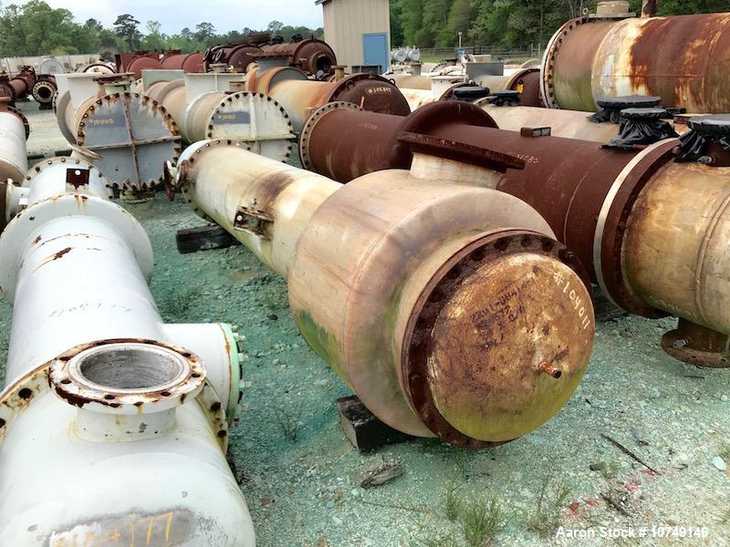 Used – Doyle & Roth 1145 sq. ft. Vertical Shell & Tube Heat Exchanger – 316 SS Shell & Tubes