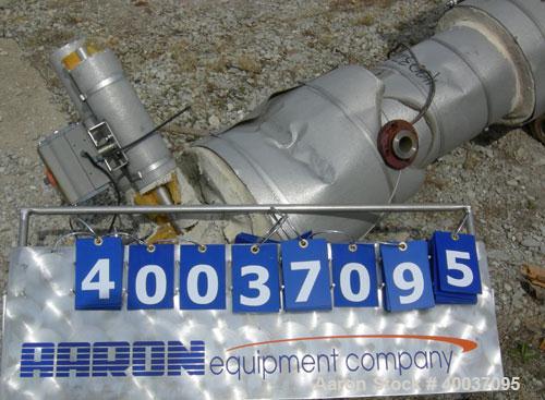 Used Doyle And Roth U Tube Heat Exchanger, approximately 10 square feet, vertical. 316L stainless steel shell rated FV/75 psi at 325 deg.f., (20) 3/4" diameter x 30" long tubes rated 150 psi at 325 d...