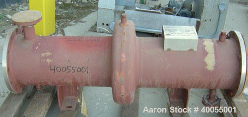 Unused:  Doyle and Roth Shell and Tube Heat Exchanger, 66  Square Feet, Horizontal.  Carbon steel shell  rated 100 psi @ 350 degrees F.  (85) 3/4" diameter x 48" long Alloy 20Cb3 stainless steel tube...