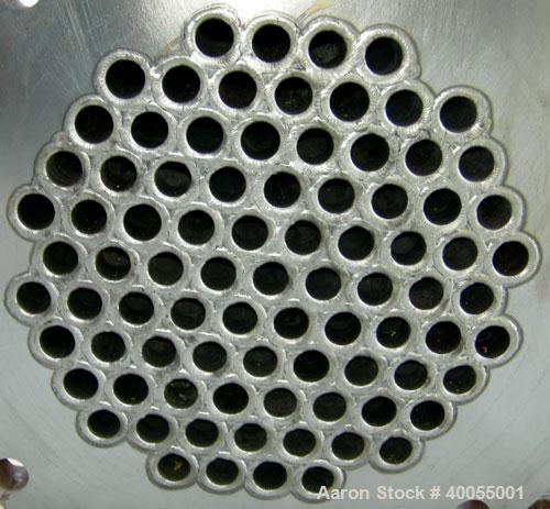 Unused:  Doyle and Roth Shell and Tube Heat Exchanger, 66  Square Feet, Horizontal.  Carbon steel shell  rated 100 psi @ 350 degrees F.  (85) 3/4" diameter x 48" long Alloy 20Cb3 stainless steel tube...