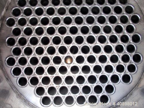 Used- Doyle and Roth Shell and Tube Heat Exchanger, 247 square feet, horizontal. Hastelloy C276 tubes, tube sheets, heads an...