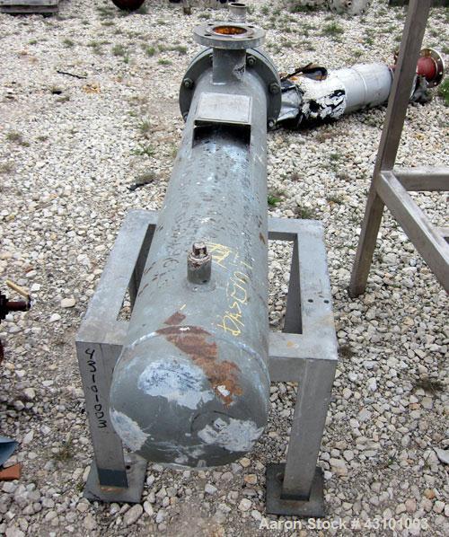 Used Doyle & Roth U Tube Shell & Tube Heat Exchanger, 27 Square Feet, Horizontal. Carbon steel shell rated 150 psi at 400 degrees F. (20) 3/4'' diameter x ' long 316 stainless steel tubes rated 150 p...
