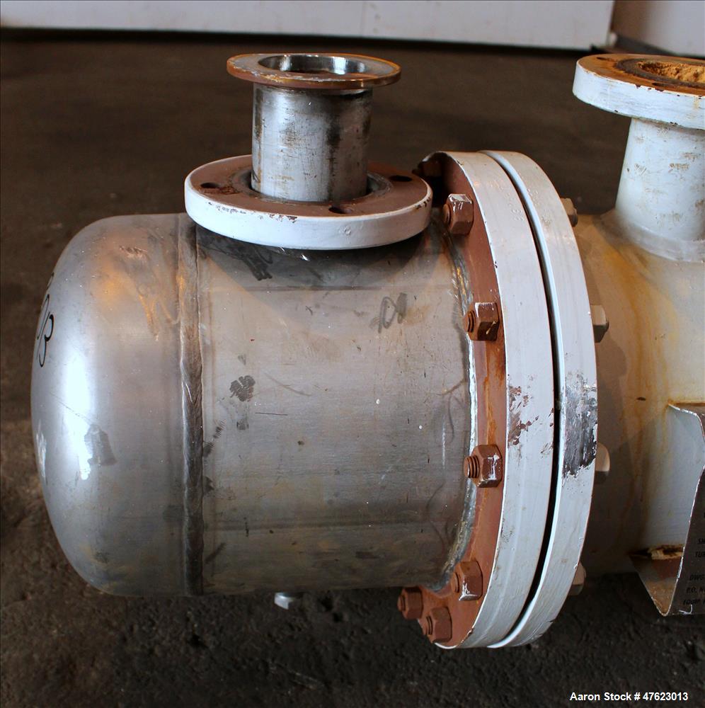 Used Doyle & Roth Shell & Tube Heat Exchanger, 197 Square Feet, Horizontal.