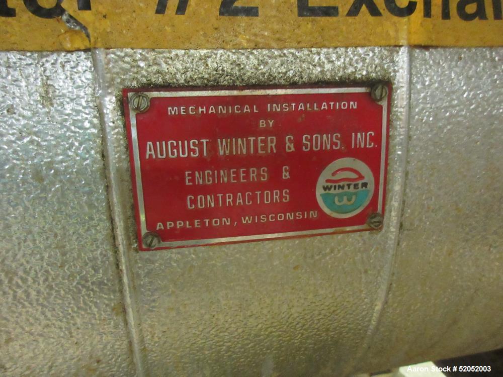 Used Doyle & Roth Shell & Tube Heat Exchanger