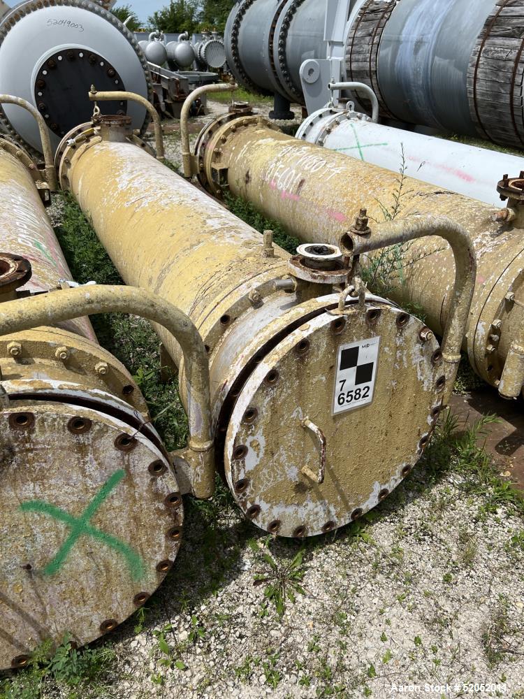 Used Doyle & Roth Shell & Tube Heat Exchanger, Horizontal. Approximate 1,115 Square Feet. Carbon steel shell rated 150 psi at -20 to 150 degrees F. (568) 304 Stainless steel 3/4" diameter x 10' long ...