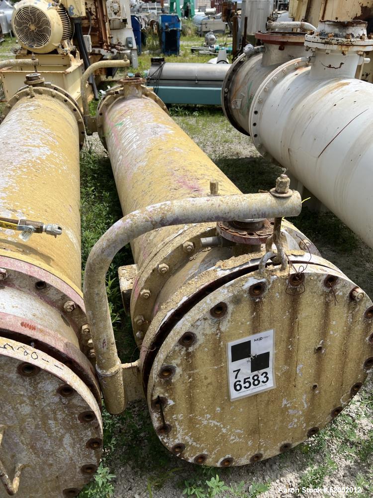 Used Doyle & Roth Shell & Tube Heat Exchanger, Horizontal. Approximate 1,115 Square Feet. Carbon steel shell rated 150 psi at -20 to 150 degrees F. (568) 304 Stainless steel 3/4" diameter x 10' long ...