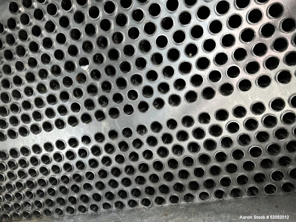 Used Doyle & Roth Shell & Tube Heat Exchanger, Horizontal. Approximate 1,115 Square Feet. Carbon steel shell rated 150 psi at -20 to 150 degrees F. (568) 304 Stainless steel 3/4" diameter x 10' long ...
